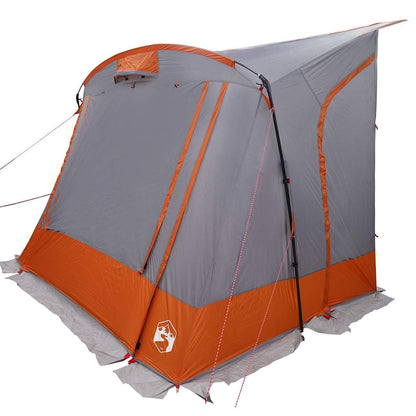 vidaXL Heckklappenzelt Grau und Orange 285 x 255 x 245 cm Taft