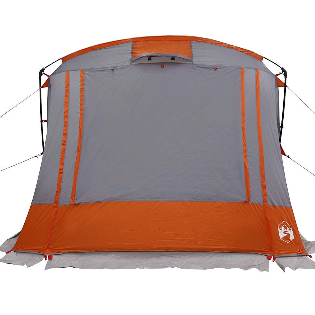 vidaXL Heckklappenzelt Grau und Orange 285 x 255 x 245 cm Taft