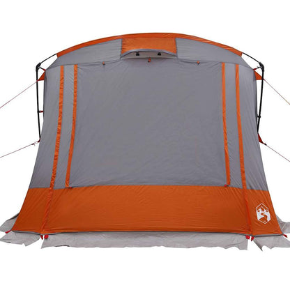 vidaXL Heckklappenzelt Grau und Orange 285 x 255 x 245 cm Taft