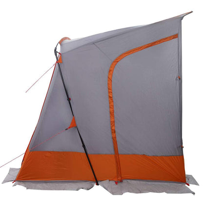 vidaXL Heckklappenzelt Grau und Orange 285 x 255 x 245 cm Taft