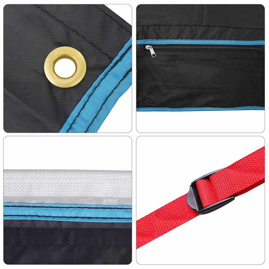 Aufbewahrungstasche Schwarz und Blau 98 x 47 cm Oxford