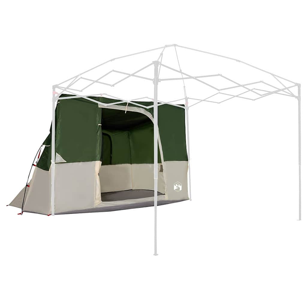 vidaXL Innenzelt mit Dach mit Speicher Grün 280 x 220 x 176 cm Taft