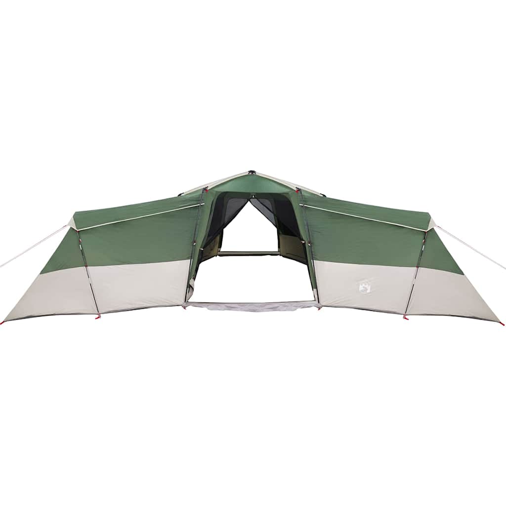 vidaXL Familienzelt mit Dach mit Speicher Grün 833 x 585 x 216 cm Taft