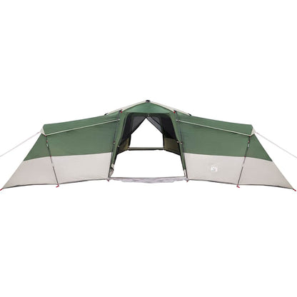 vidaXL Familienzelt mit Dach mit Speicher Grün 833 x 585 x 216 cm Taft