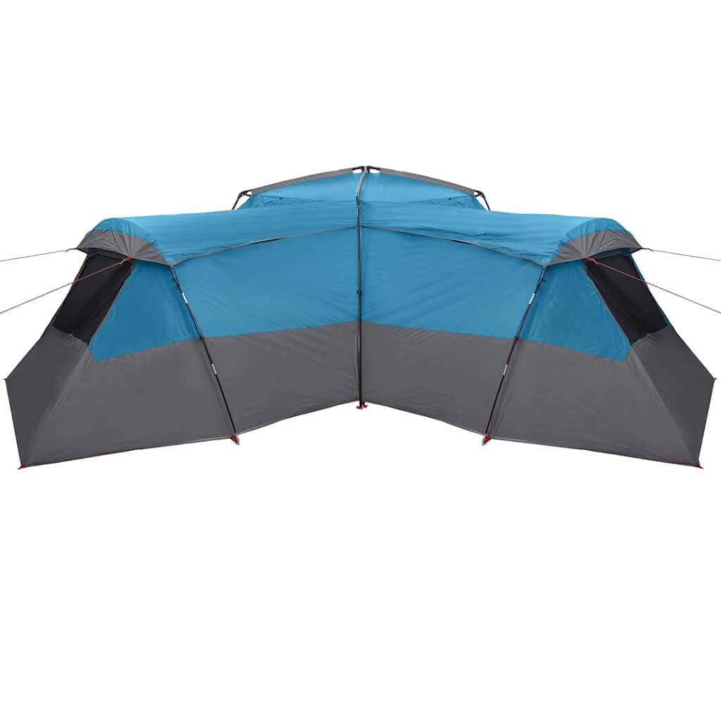 vidaXL Familienzelt mit Dach mit Speicher Blau 833 x 585 x 216 cm Taft