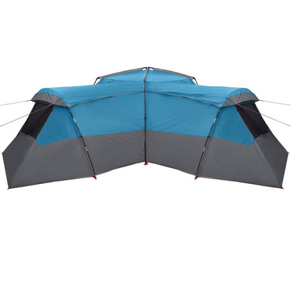 vidaXL Familienzelt mit Dach mit Speicher Blau 833 x 585 x 216 cm Taft
