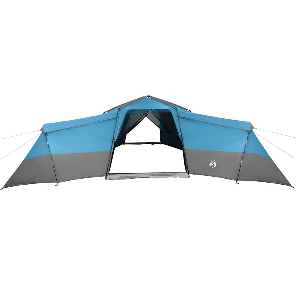 vidaXL Familienzelt mit Dach mit Speicher Blau 833 x 585 x 216 cm Taft