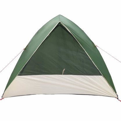 vidaXL Campingzelt mit Dach mit Speicher Grün 320 x 275 x 190 cm Taft