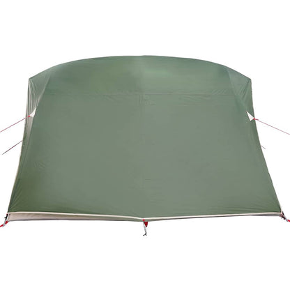 vidaXL Campingzelt mit Dach mit Speicher Grün 320 x 275 x 190 cm Taft