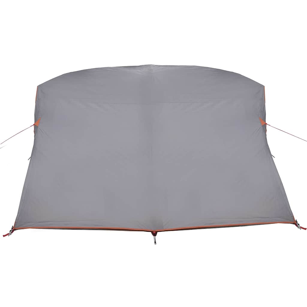 vidaXL Campingzelt mit Dach Grau und Orange 320 x 275 x 190 cm Taft