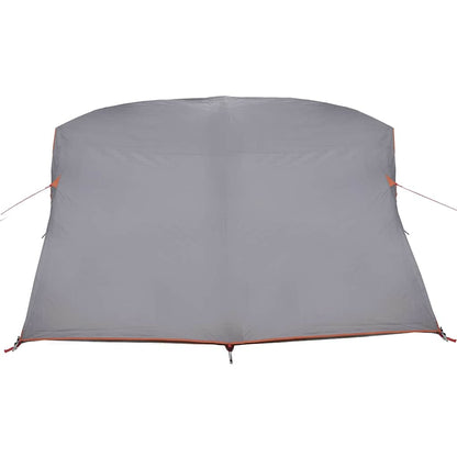 vidaXL Campingzelt mit Dach Grau und Orange 320 x 275 x 190 cm Taft