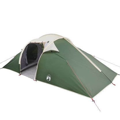 vidaXL Tente tunnel avec auvent de rangement Vert 510 x 240 x 156 cm Taffetas
