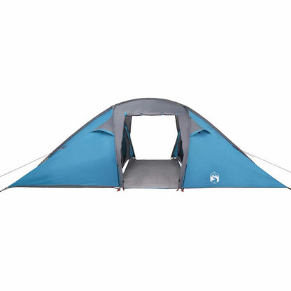 Tente tunnel avec abri et rangement vidaXL Bleu 510 x 240 x 156 cm taffetas