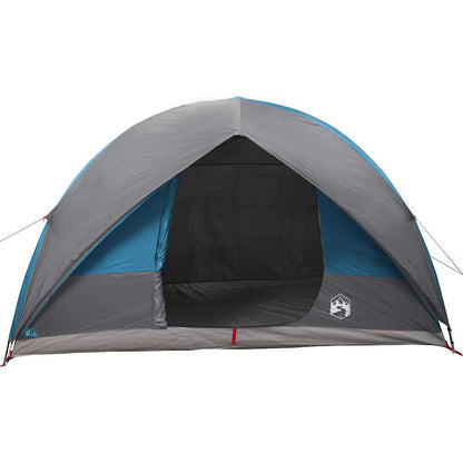 vidaXL Tunnelzelt mit Dach mit Speicher Blau 500 x 348 x 200 cm Taft