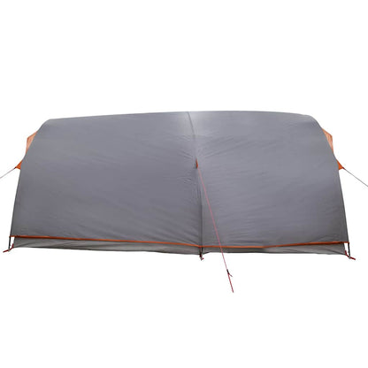 vidaXL Tunnelzelt mit Dach Grau und Orange 500 x 348 x 200 cm Taft