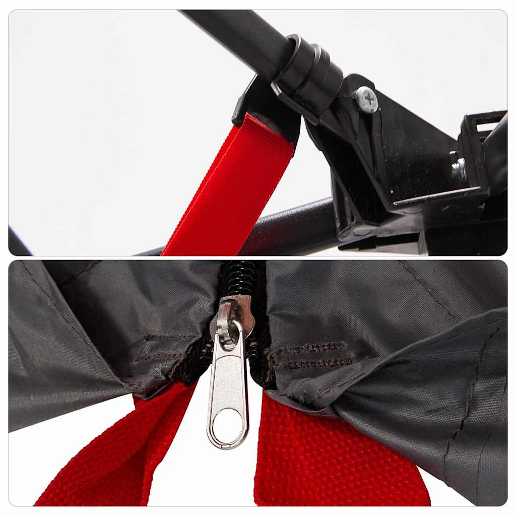 Innenzelt mit Dach Grau und Orange 303 x 303 x 196 cm Taft