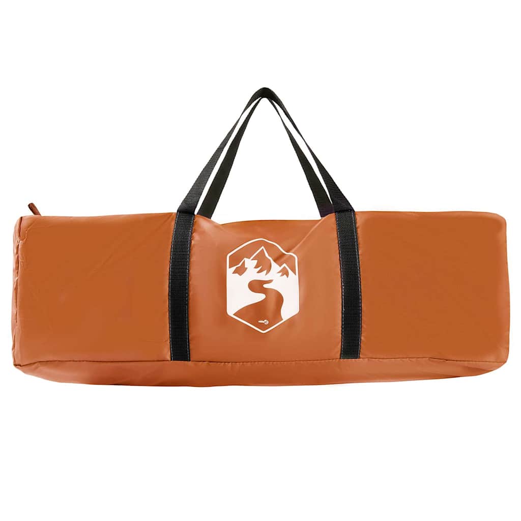 vidaXL Innenzelt mit Dach Grau und Orange 290 x 288 x 234 cm Taft