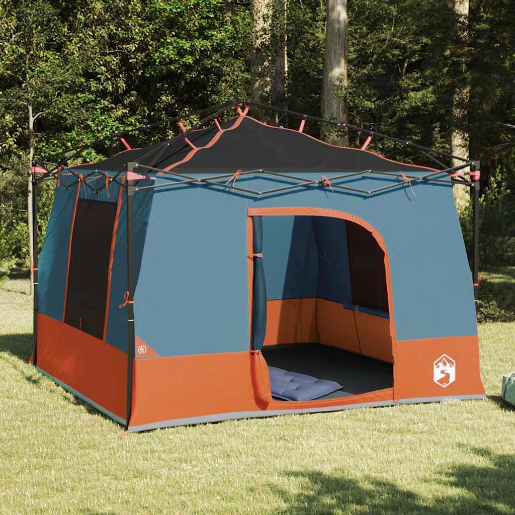 vidaXL Innenzelt mit Dach Grau und Orange 290 x 288 x 234 cm Taft