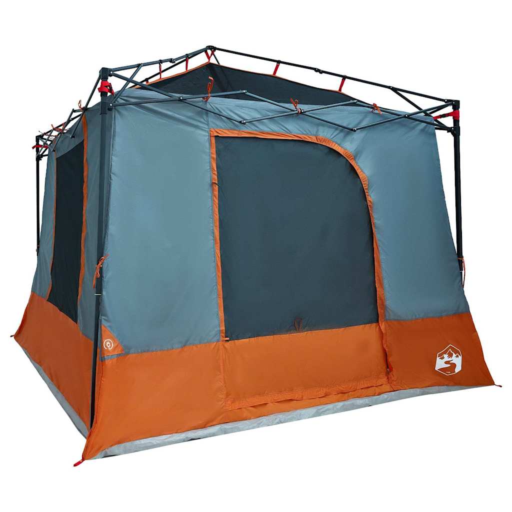 vidaXL Innenzelt mit Dach Grau und Orange 290 x 288 x 234 cm Taft