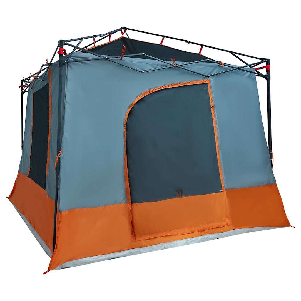 vidaXL Innenzelt mit Dach Grau und Orange 290 x 288 x 234 cm Taft