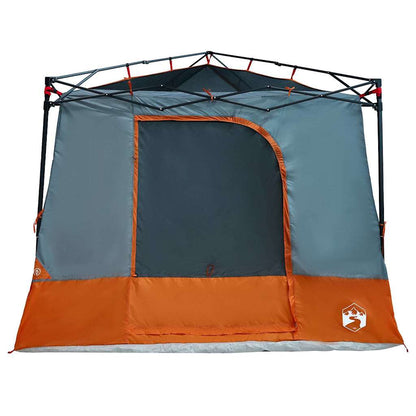 vidaXL Innenzelt mit Dach Grau und Orange 290 x 288 x 234 cm Taft
