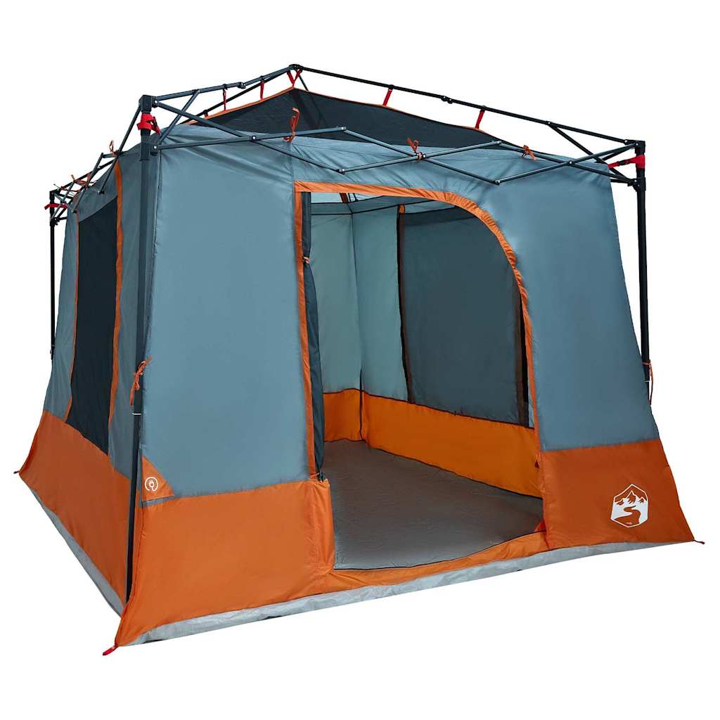 vidaXL Innenzelt mit Dach Grau und Orange 290 x 288 x 234 cm Taft