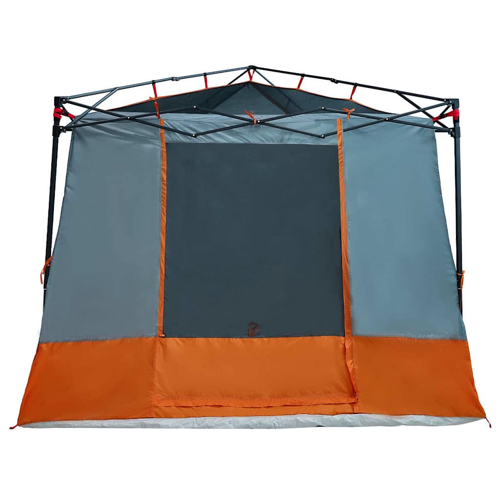 vidaXL Innenzelt mit Dach Grau und Orange 290 x 288 x 234 cm Taft