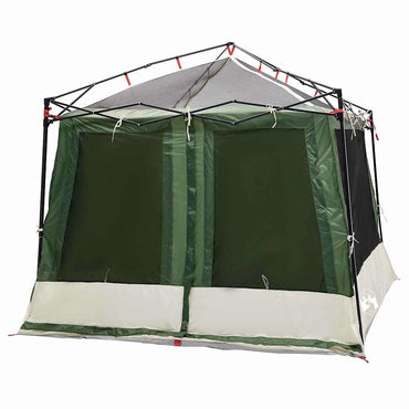 vidaXL Innenzelt mit Dach mit Speicher Grün 291 x 291 x 240 cm Taft