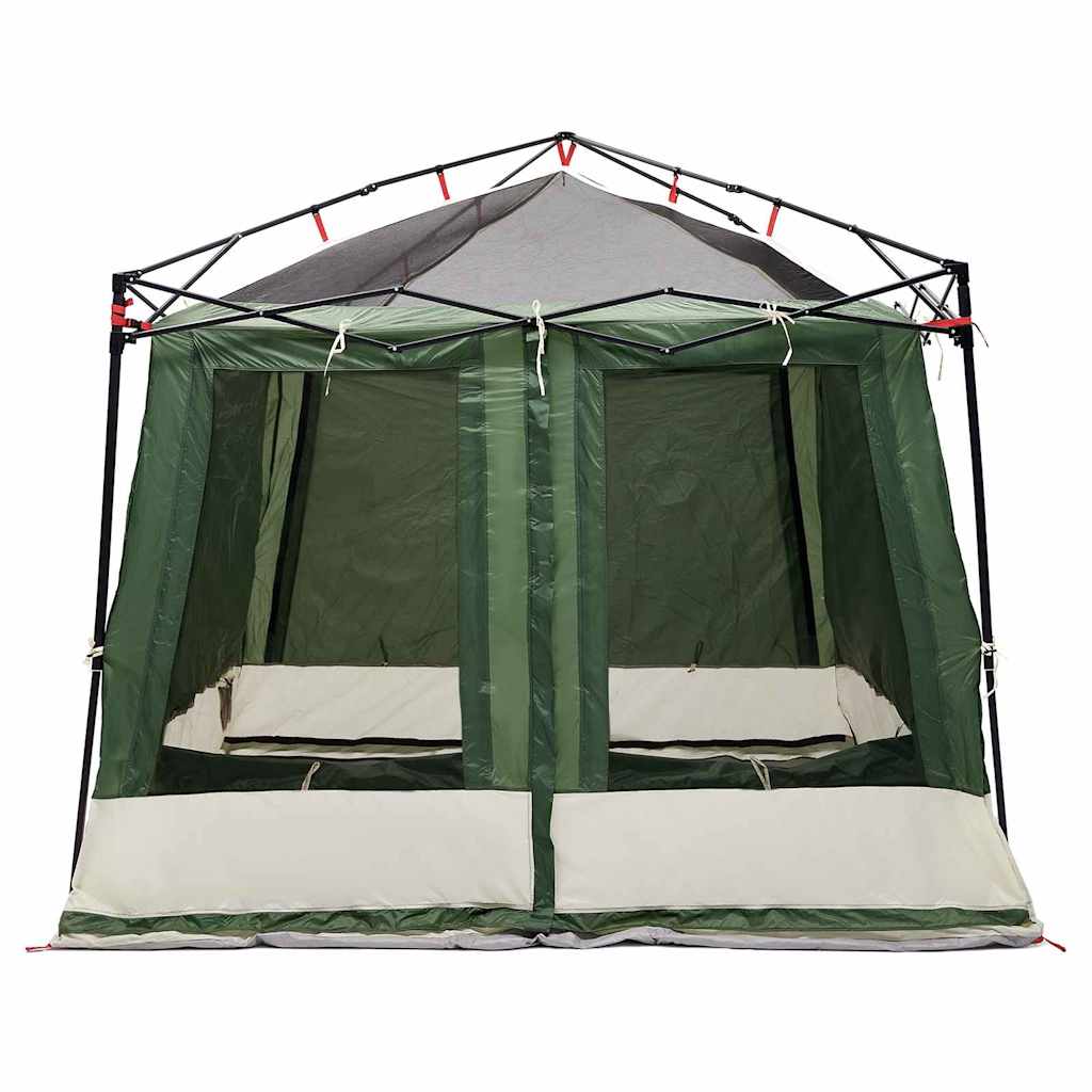 vidaXL Innenzelt mit Dach mit Speicher Grün 291 x 291 x 240 cm Taft