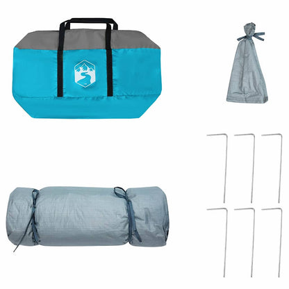 Innenzelt mit Dach mit Speicher Blau 291 x 291 x 240 cm Taft