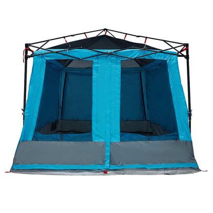 vidaXL Tente intérieure avec toit et rangement Bleu 291 x 291 x 240 cm Taffetas