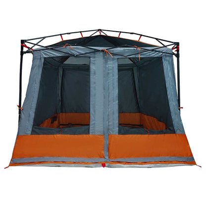 vidaXL Innenzelt mit Dach Grau und Orange 291 x 291 x 240 cm Taft