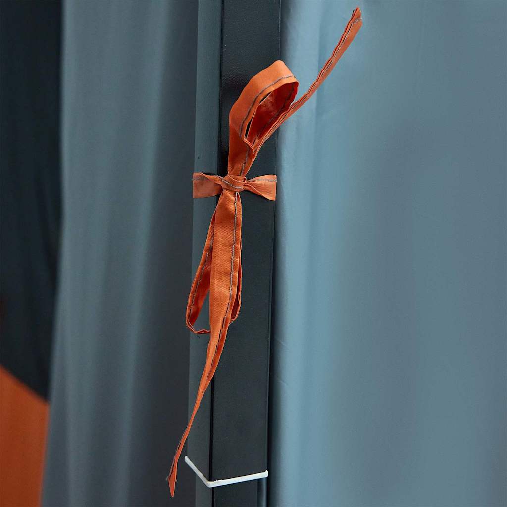 vidaXL Innenzelt mit Dach Grau und Orange 520 x 520 x 190 cm Taft