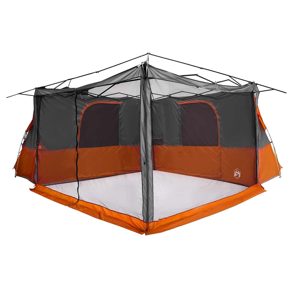 vidaXL Innenzelt mit Dach Grau und Orange 520 x 520 x 190 cm Taft