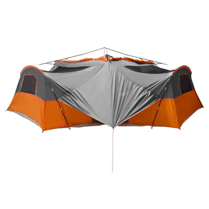 vidaXL Innenzelt mit Dach Grau und Orange 520 x 520 x 190 cm Taft