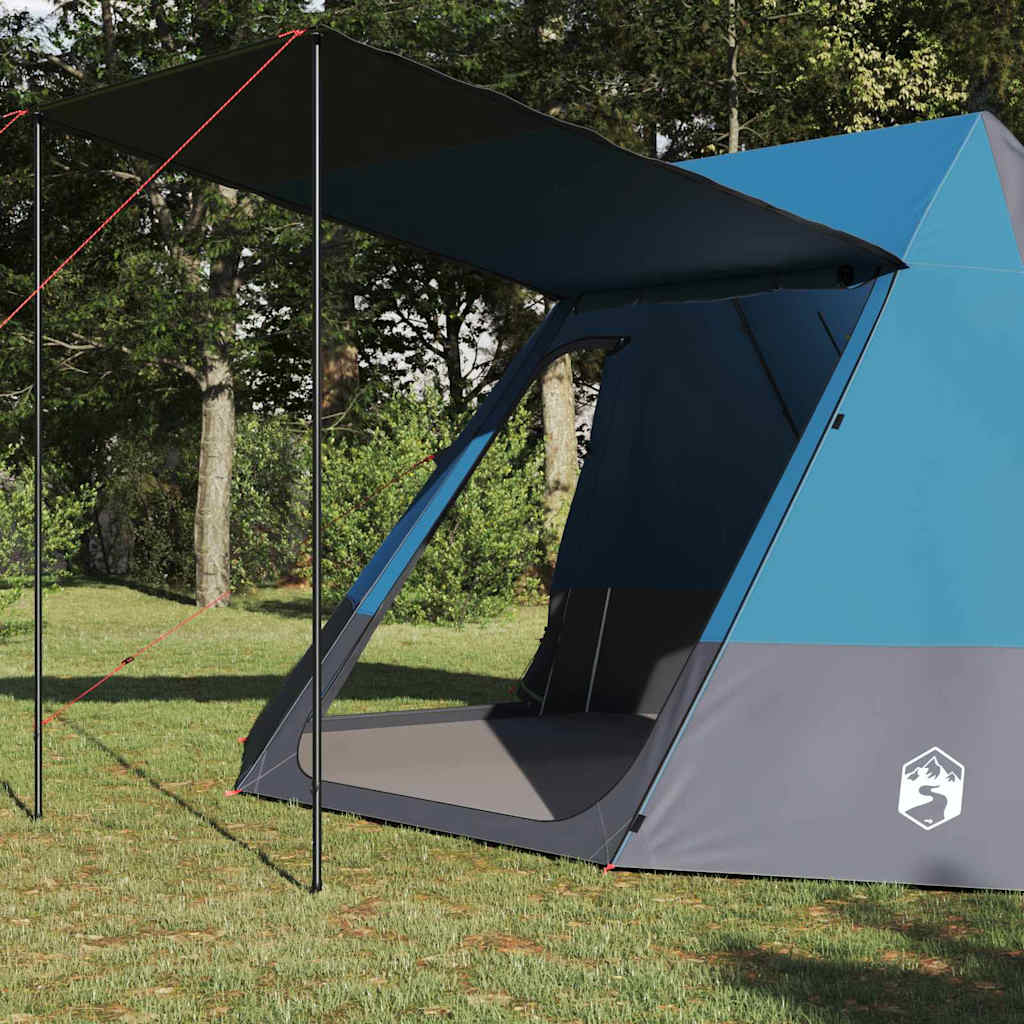 Campingzelt mit Dach mit Speicher Blau 482 x 360 x 227 cm Taft