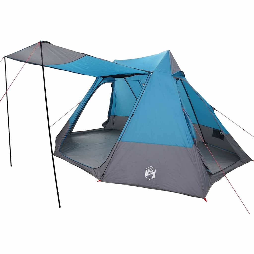 Campingzelt mit Dach mit Speicher Blau 482 x 360 x 227 cm Taft