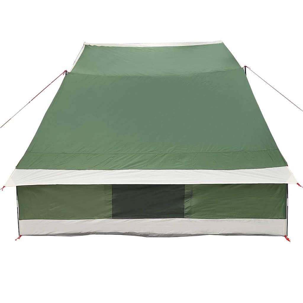 vidaXL Campingzelt mit Dach mit Speicher Grün 223 x 163 x 130 cm Taft
