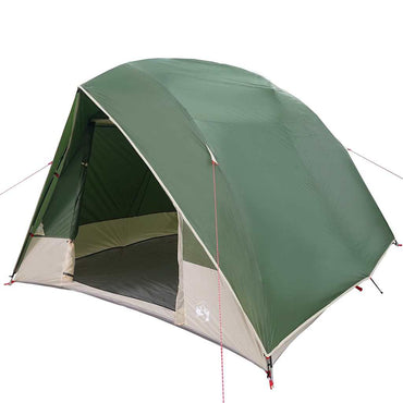 vidaXL Campingzelt mit Dach mit Speicher Grün 275 x 230 x 140 cm Taft
