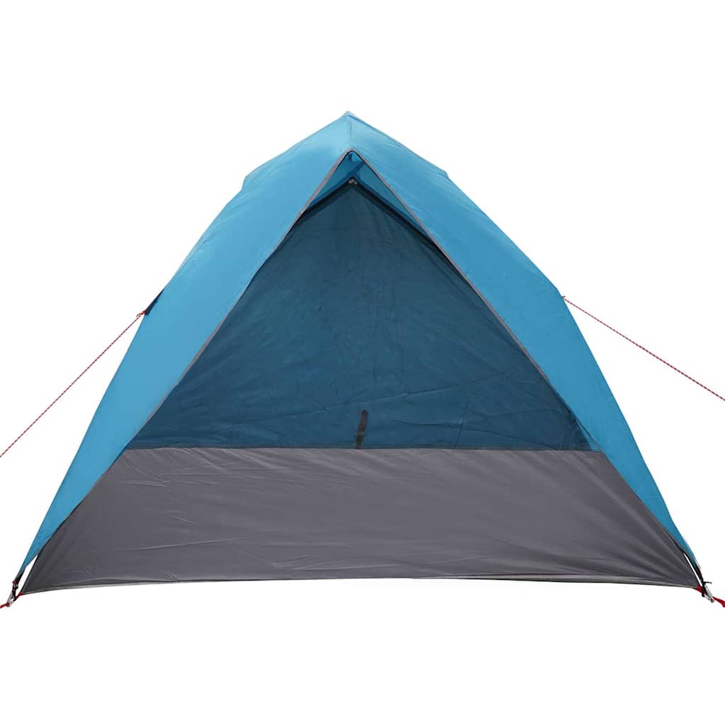vidaXL Campingzelt mit Dach mit Speicher Blau 275 x 230 x 140 cm Taft