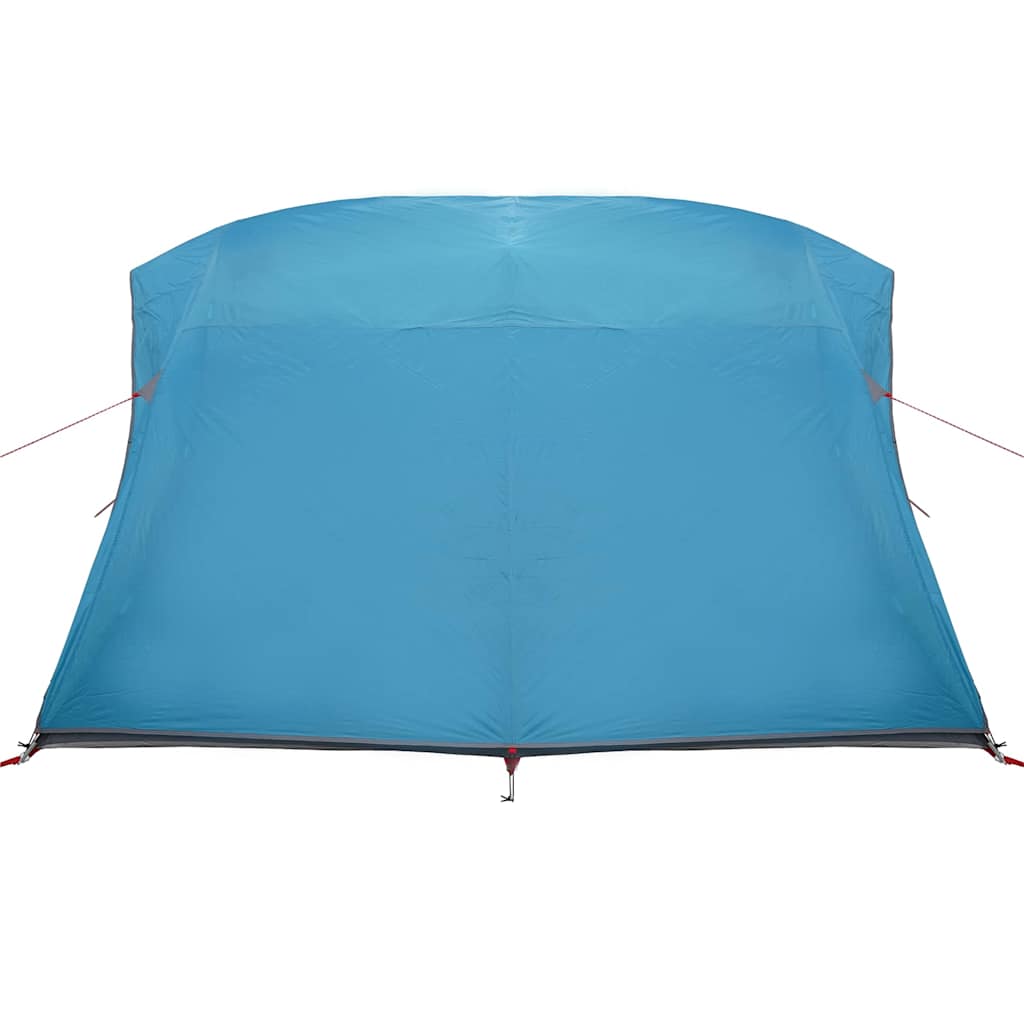vidaXL Campingzelt mit Dach mit Speicher Blau 275 x 230 x 140 cm Taft