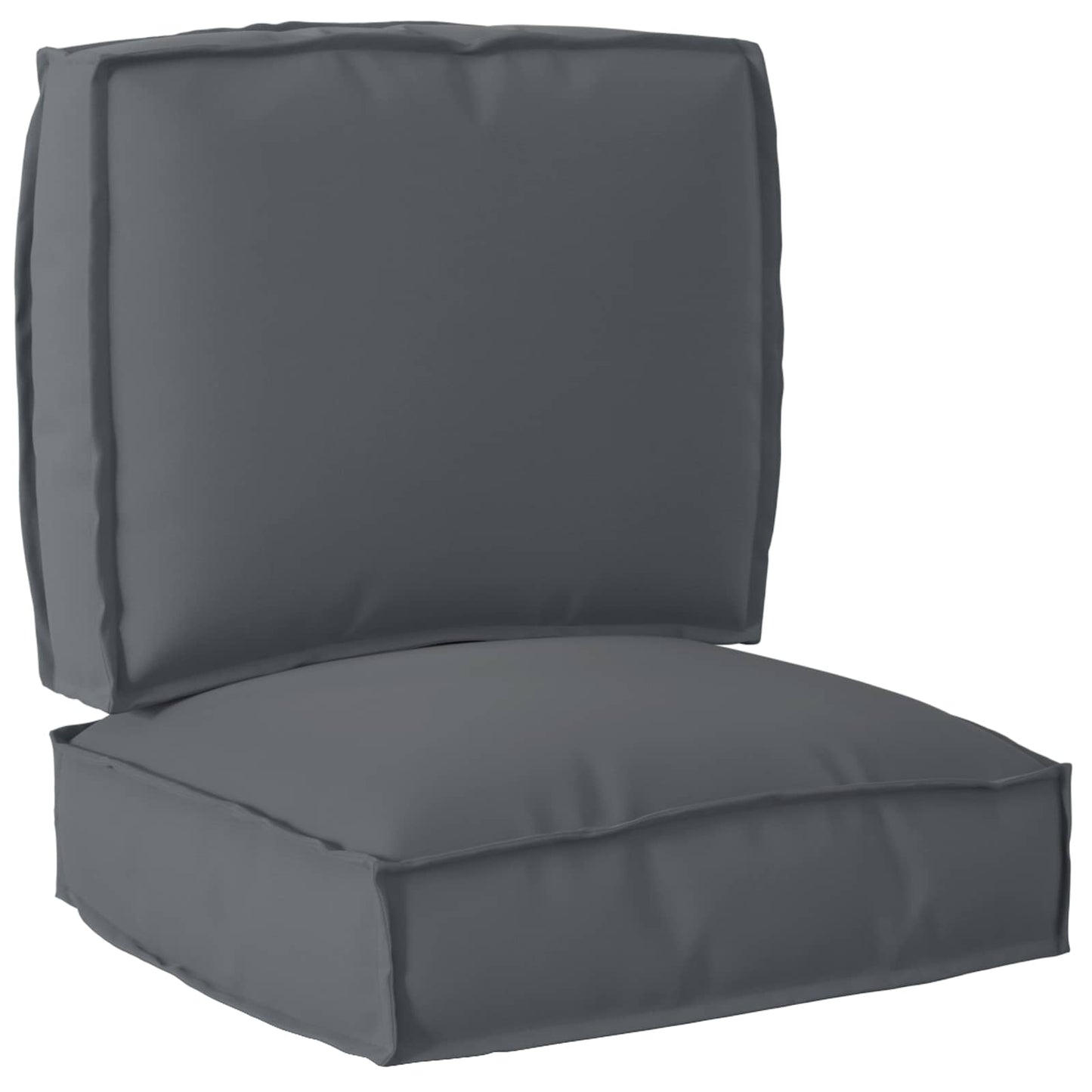 vidaXL Palettenkissenset 2 pcs Anthrazit Oxford-Stoff