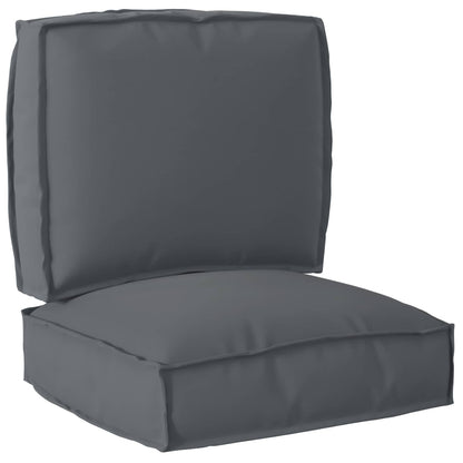 vidaXL Palettenkissenset 2 pcs Anthrazit Oxford-Stoff
