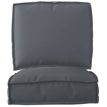 vidaXL Palettenkissenset 2 pcs Anthrazit Oxford-Stoff