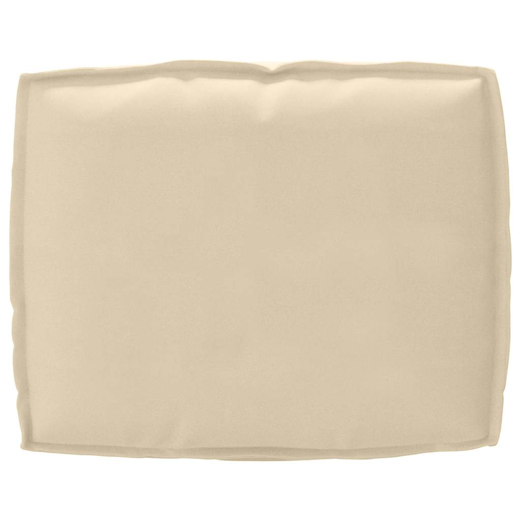 vidaXL Palettenkissenset 2 pcs Beige Oxford-Stoff