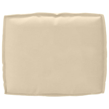vidaXL Palettenkissenset 2 pcs Beige Oxford-Stoff