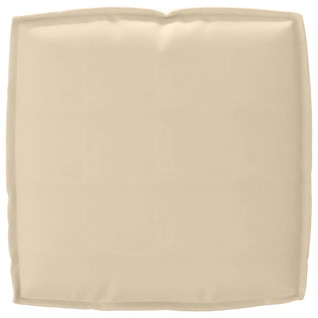 vidaXL Palettenkissenset 2 pcs Beige Oxford-Stoff