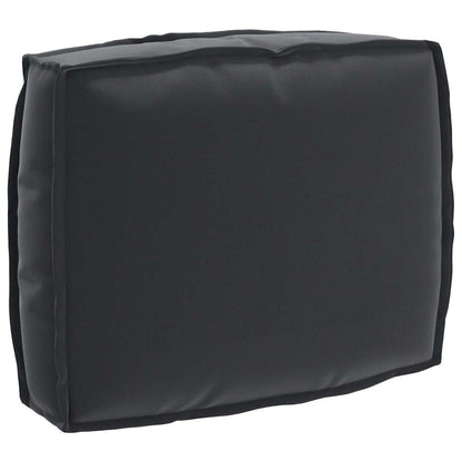 vidaXL Ensemble de coussins de palette 2 pcs Tissu Oxford Noir