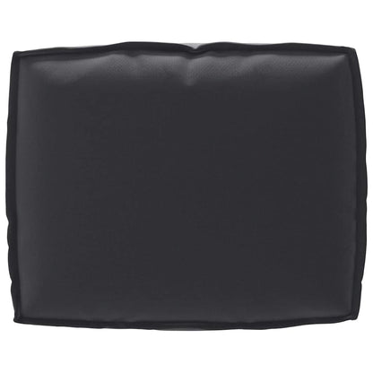 vidaXL Ensemble de coussins de palette 2 pcs Tissu Oxford Noir
