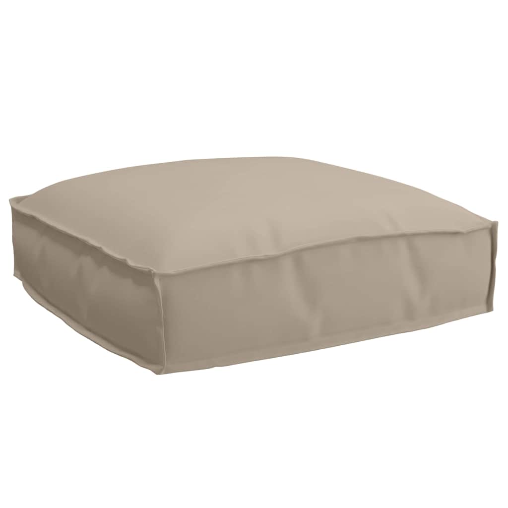 vidaXL Ensemble de coussins de palette 2 pcs Tissu Oxford taupe